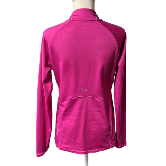 Paradox Long Sleeve 1/4 Zip Up Lightweight Jacket Shirt Pink Purple Womens M - Picture 5 of 9